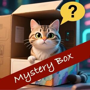 Mystery Box with Cute Cat Design